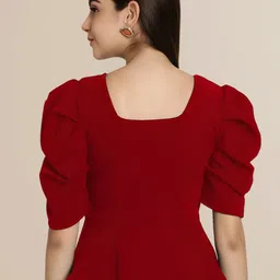 Mast & Harbour Women Pack Of 2 Puff Sleeve Top image 2