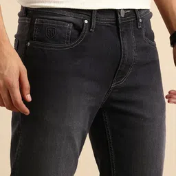 Being Human Men Straight Fit Light Fade Stretchable Jeans image 4