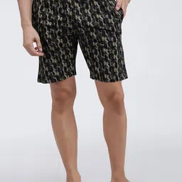 AMUL COMFY Men Printed Mid-Rise Cotton Shorts-picture-36