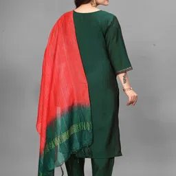 krsn fab Women Ethnic Motifs Printed Kurta with Trousers & Dupatta image 2