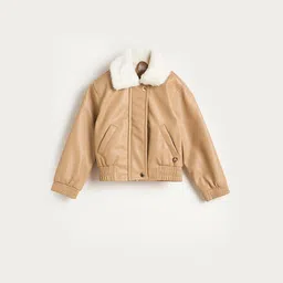 Blue Giraffe Girls Bomber Jacket-picture-34