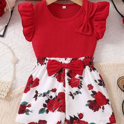 Oh Rare Girls Sleeveless Top With Shorts-picture-4