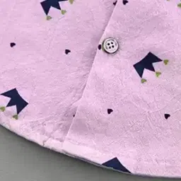 WINSWORLD ENTERPRISE Kids Printed Mandarin Collar Short Sleeves Shirt With Shorts image 3