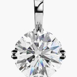 VALANOVA BIS Hallmark 18KT White Gold Diamond Studded Nosepin-0.72 gm image 2