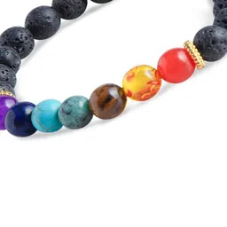 Divine souvenirs Unisex Artificial Beaded Elasticated Bracelet-picture-11