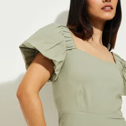 max Flutter Sleeve Sheath Dress image 3