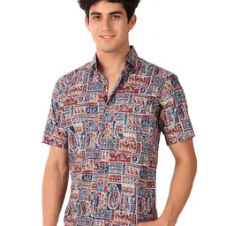 OMSHARDA Men Comfort Printed Casual Shirt image 3