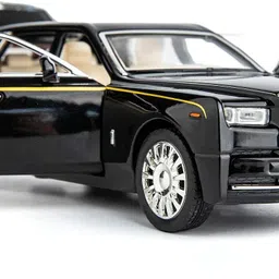 venimall 1/32 Rolls-Royce Phantom Model Car,Zinc Alloy Pull Back Toy car image 1