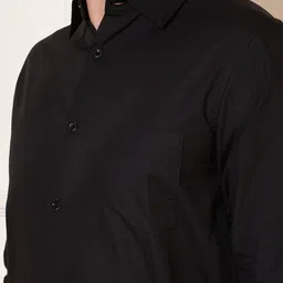 elioop Premium Relaxed Fit Spread Collar Long Sleeves Cotton Formal Shirt image 4