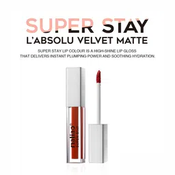 Maliao Super Stay Matte Liquid Lipstick- 3.8 ml- Garnet 01 image 3
