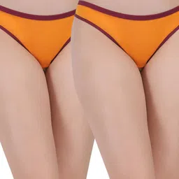 ORLIZEA Pack of 2 Women Low-Rise Cotton Blend Thongs-picture-37