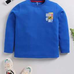 Here&Now X Game Begins Boys Back Printed Sweatshirt with Brushed Fleece Lining-picture-43