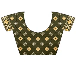 Mitera Ajrak Block Block Print Saree image 3