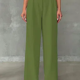 TOOCHKI Women Relaxed Straight Leg High-Rise Trousers-image-74