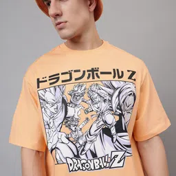 Free Authority Dragon Ball Z Printed Pure Cotton Oversized Fit T-shirt-picture-38