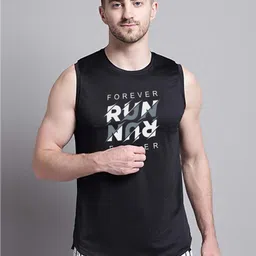 Friskers Men Typography Printed High Neck Applique T-shirt-picture-14