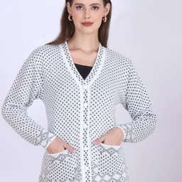 FIRST SLEEP Women Woollen Cardigan-image-29