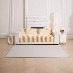 HOMETHREADS Brown Embroidered Sofa Cover-picture-40