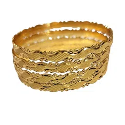 SGN fashion Gold Brass Bangles-picture-20