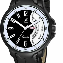 PERUCCI Men Brass Printed Dial & Leather Straps Analogue Watch WATH94EVTTZ389NH image 4