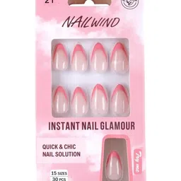 NAILWIND Set Of 30 Tip Press On Nails - Light Pink - 21 image 3