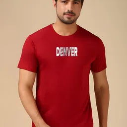 SZN Men Printed Raw Edge T-shirt-picture-27