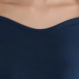 KASSUALLY BASICS Women Sweetheart Neck Cut Out Crop Top image 3