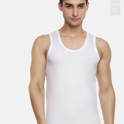 CAVENDERS Pack Of 3 Pure Cotton Scoop Neck Gym Vests C16=-SWIFT----==3- ---85-picture-36