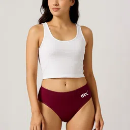 HRX by Hrithik Roshan Cotton Mid-Rise Hipster Brief image 2