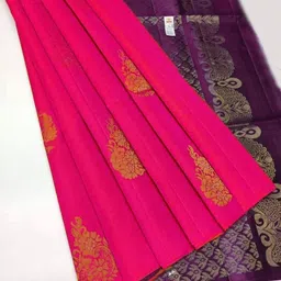 GHAN SALS Woven Design Zari Kanjeevaram Saree image 1