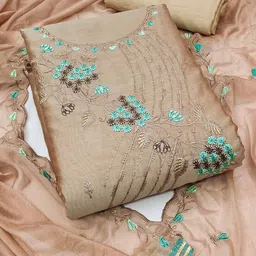 Ishin Embroidered Unstitched Dress Material-picture-22