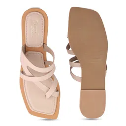 D LORZERI Women Open Toe Flats with Buckles image 3