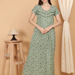 Sweet Dreams Printed Maxi Nightdress-image-72