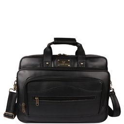 Fashion twist Men Leather Laptop Bag-picture-13