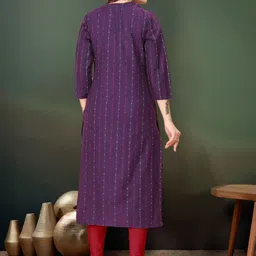 Anouk Rustic Women Striped Kurta image 5