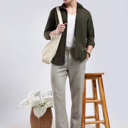 NEVER NEUD Men Relaxed Trousers image 4