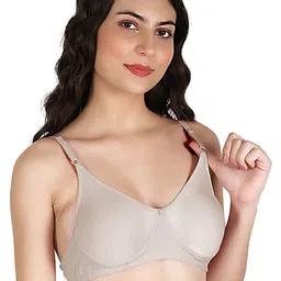 NUTEXSANGINI Women Full Coverage Non-Wired T-shirt Cotton Bra-image-12