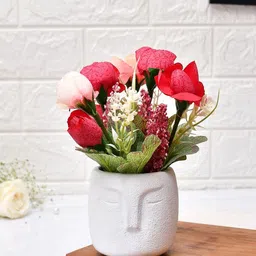 Myntra Elegant Homes White 1 Pieces Ivy Artificial Plant With Pot-picture-20