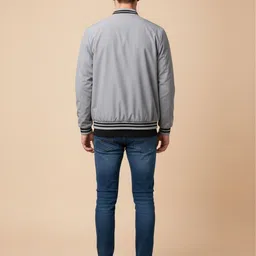 Mast & Harbour Men Long Sleeves Varsity Jacket image 2
