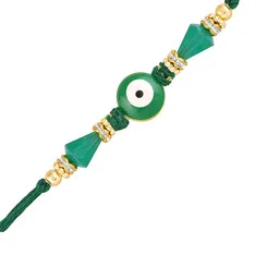 Mahi Men Green Rakhi image 2