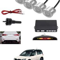 aarsh store Universal 4 Silver Reverse Parking Sensor-AF25N346 Universal 4 Silver Reverse Parking Sensor-AF25N346 Parking Sensor-picture-19