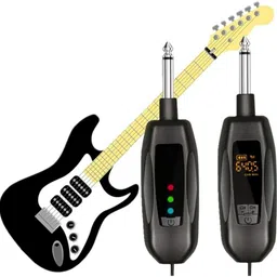 kh UHF Wireless Guitar System, Guitar Transmitter Receiver Microphone-picture-24