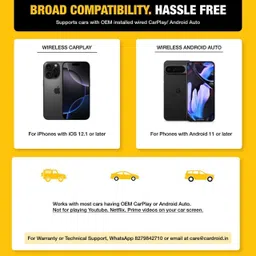 cardroid AutoLink C20 Wireless CarPlay & Android Auto Adapter Convert Wired to Wireless Car Stereo image 5