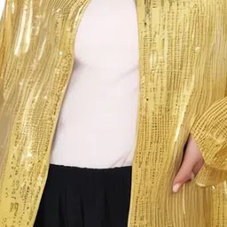 DressBerry Curve Women Longline Padded Jacket with Patchwork image 2