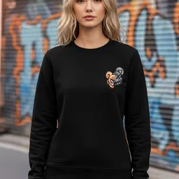 BENNY BROOKS Women Printed Sweatshirt image 2