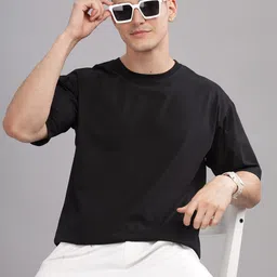 SOLACEACTIVE Men Typography Printed Round Neck Cotton Relaxed Fit T-shirt image 3