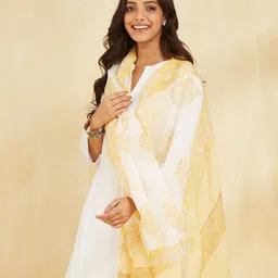Fabindia Ethnic Motifs Printed Dupatta-picture-26