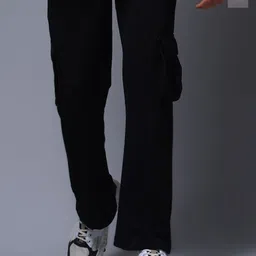 MADSTO Men Solid Pack Of 2 Cotton Mid-Rise Straight-Fit Cargo Type Trackpants-image-50