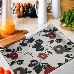 REVEXO Grey & Red Printed Water-Resistant Shelf Liner-picture-40