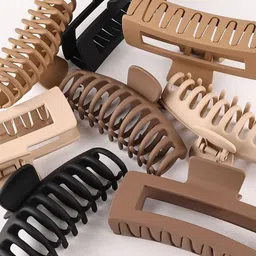 DailyObjects Women Set of 6 Matt Finished Claw Clip image 4